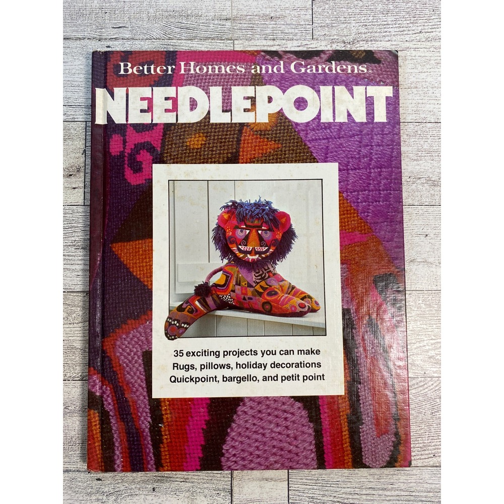 Needlepoint Better Homes and Gardens 1978 Hardcover Craft‎ Projects 0696004755